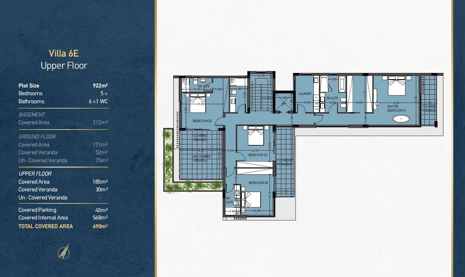5+ BR Villa in Agios Athanasios, Limassol photo 14