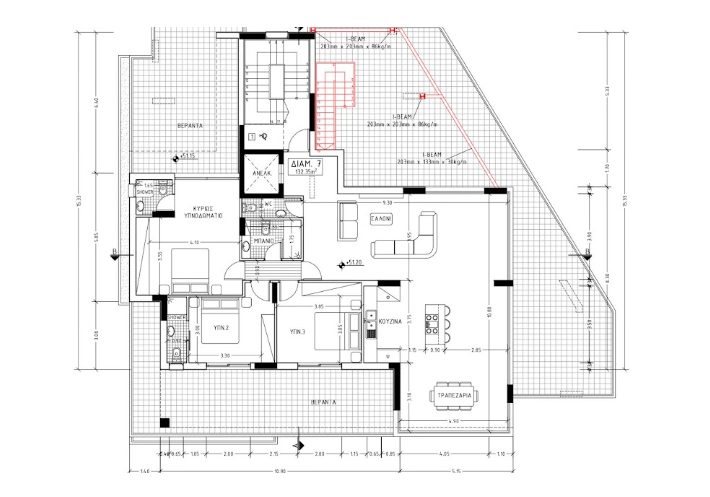 3 BR Penthouse in Potamos Germasogeias, Limassol photo 8