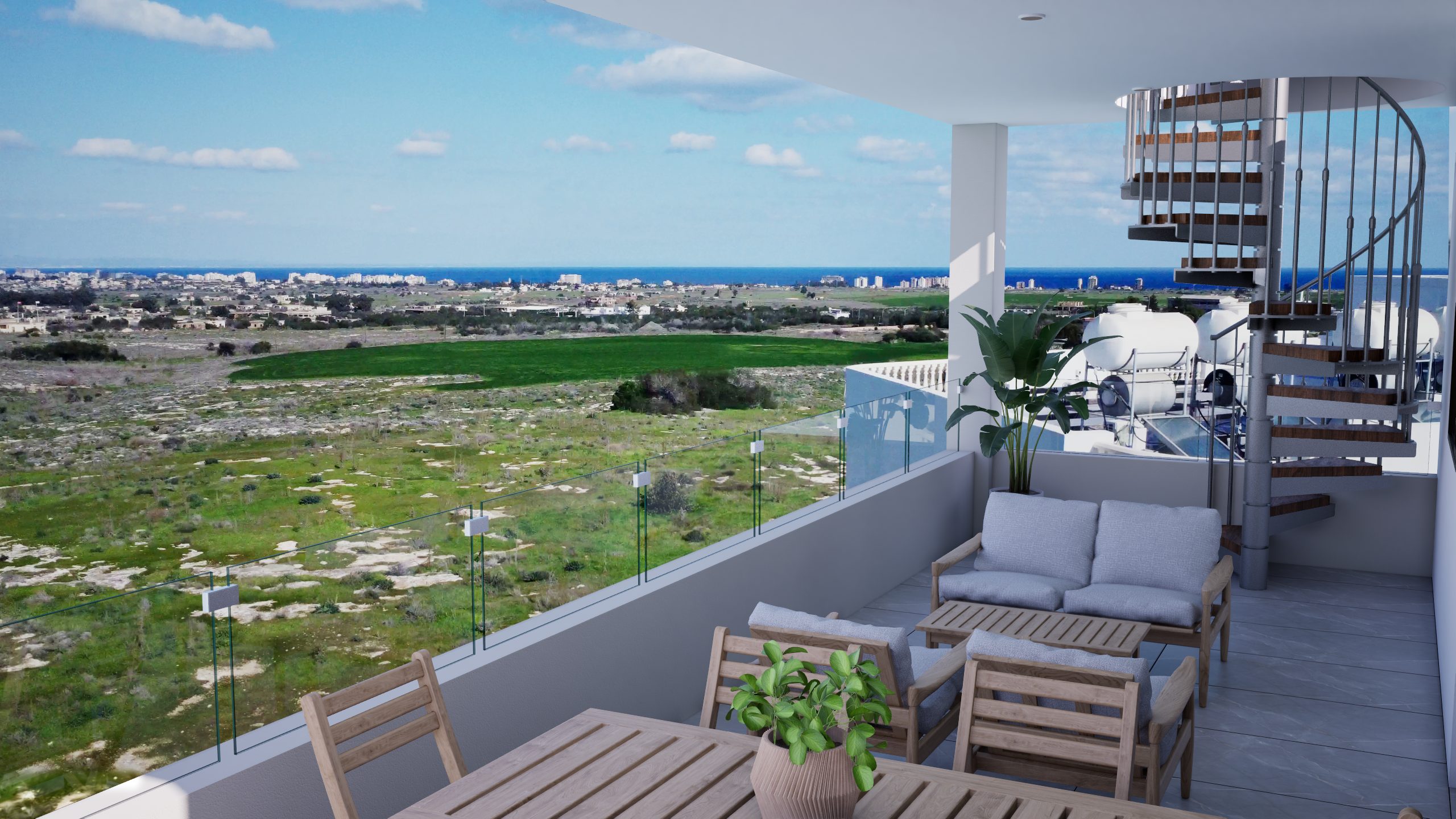 2 BR Penthouse in Deryneia, Famagusta photo 11