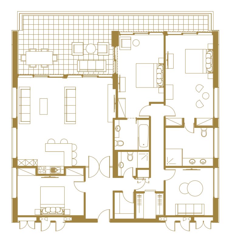 3 BR Apartment in Parekklisia Tourist Area, Limassol photo 15