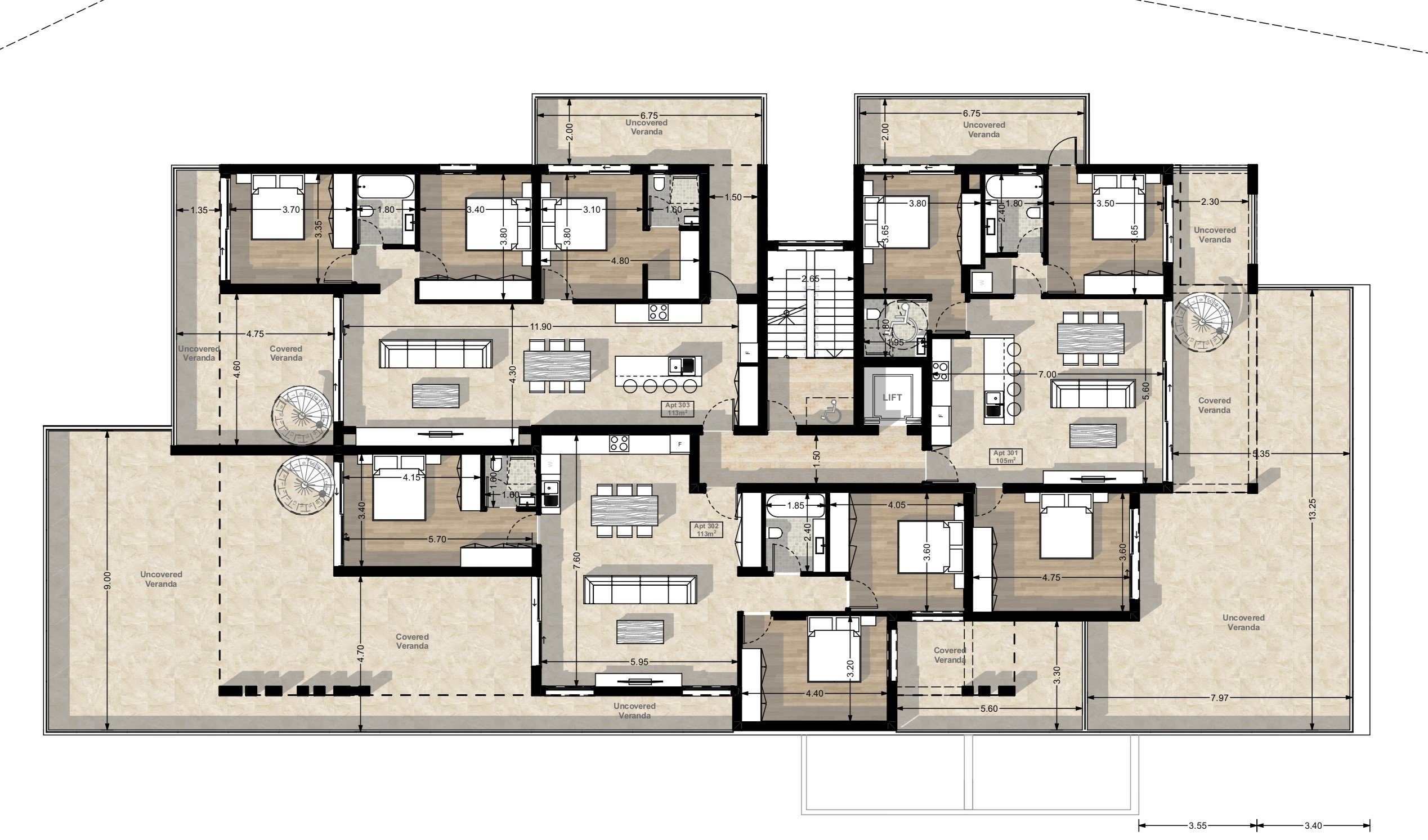 3 BR Penthouse in Agios Athanasios, Limassol photo 7