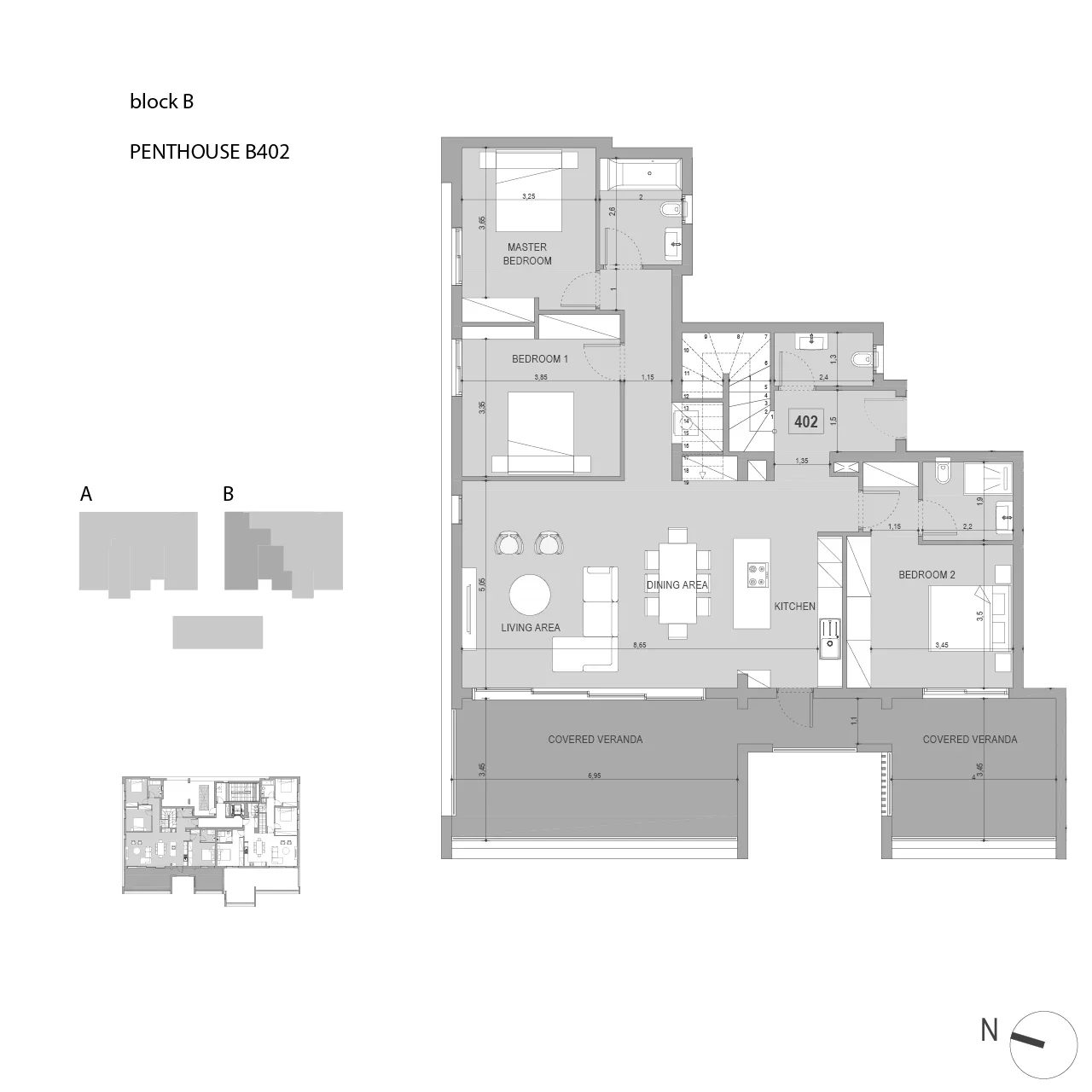 3 BR Penthouse in in Potamos Germasogeias, Limassol photo 11