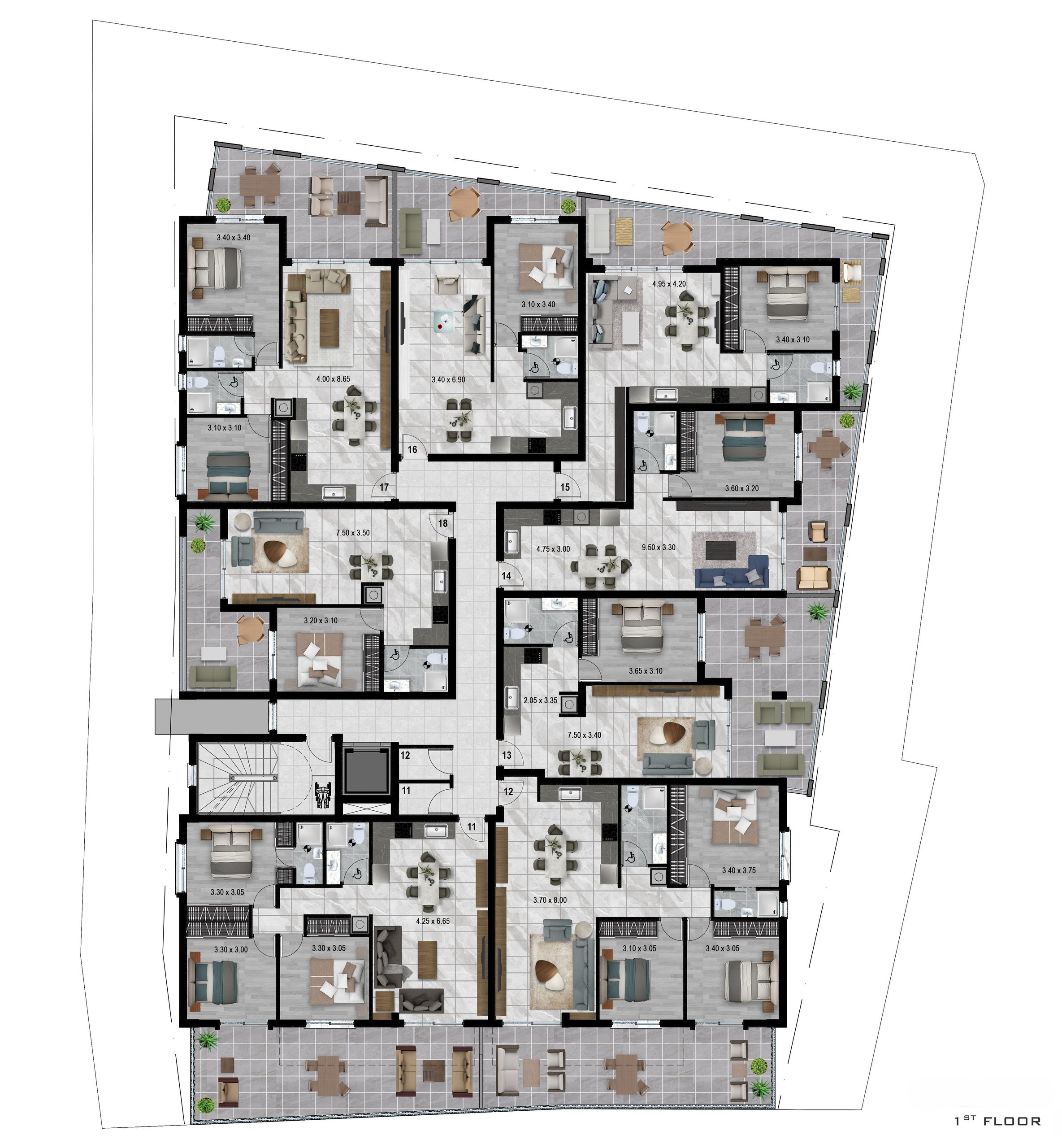 3 BR Apartment in Kato Polemidia, Limassol photo 8