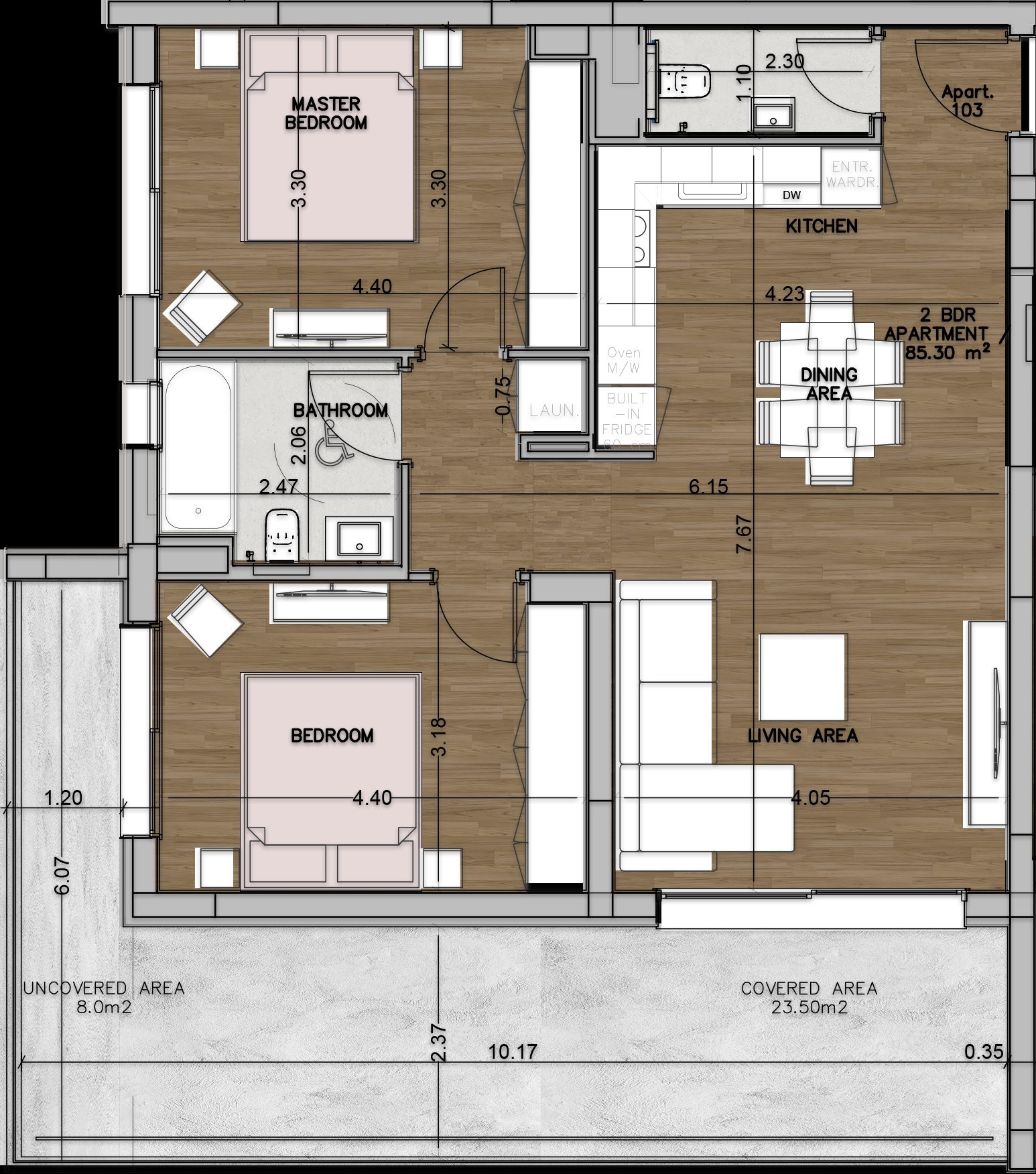 2 BR Apartment in Potamos Germasogeias, Limassol photo 14