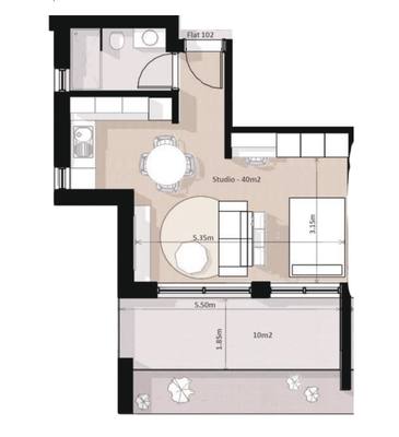 Studio in Egkomi, Nicosia thumbnail 5