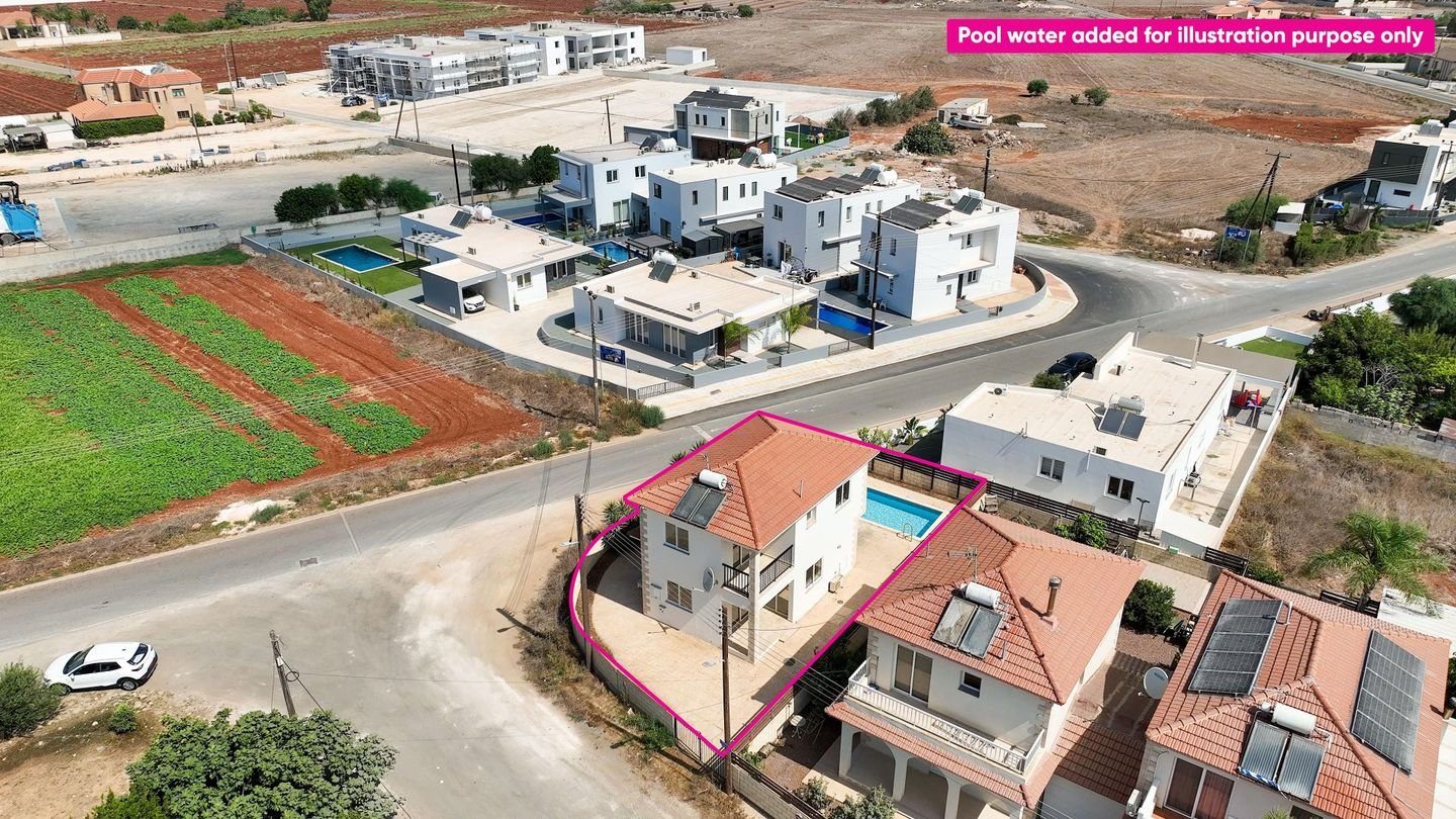 Two-bedroom house with swimming pool in Xylofagou, Larnaca — photo 2