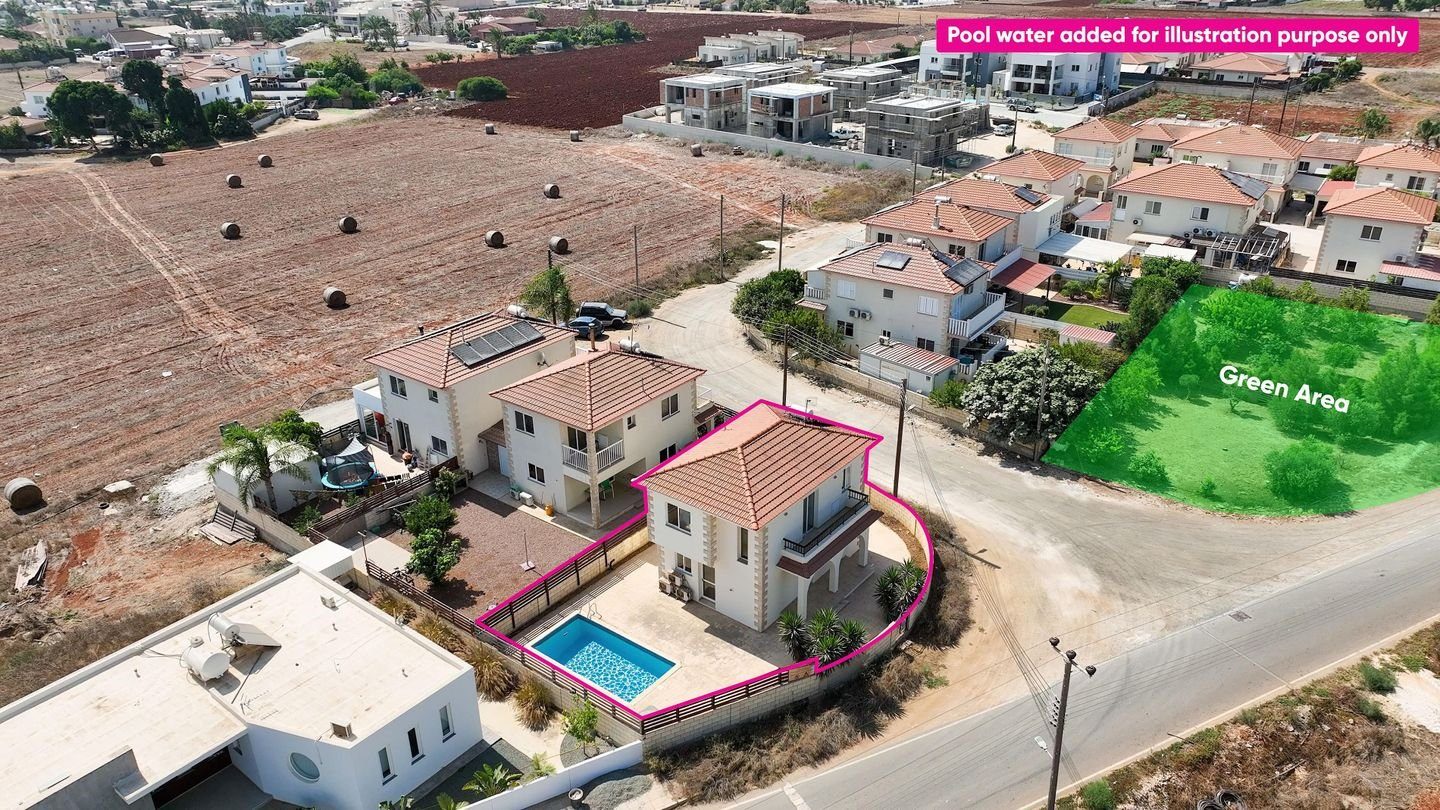 Two-bedroom house with swimming pool in Xylofagou, Larnaca