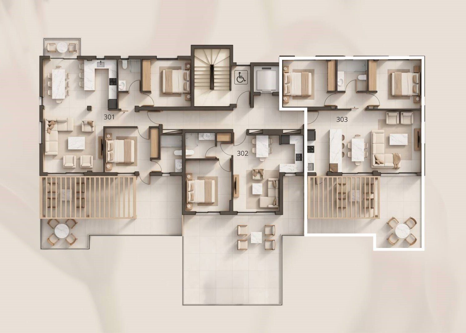 2 BR Penthouse in Geroskipou, Paphos photo 12