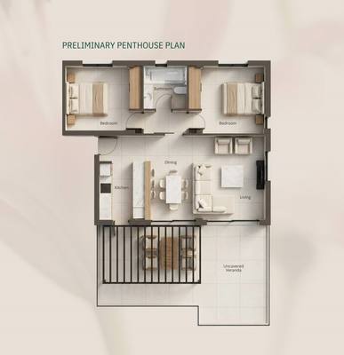 2 BR Penthouse in Geroskipou, Paphos thumbnail 11