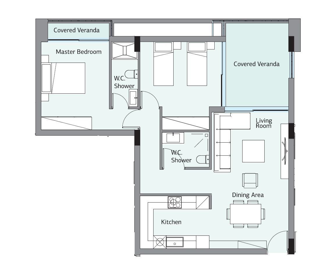 2 BR Apartment in Germasogeia, Limassol photo 14