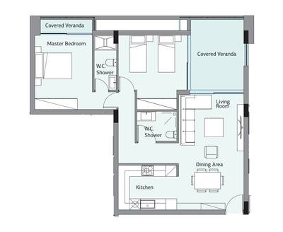 2 BR Apartment in Germasogeia, Limassol thumbnail 14