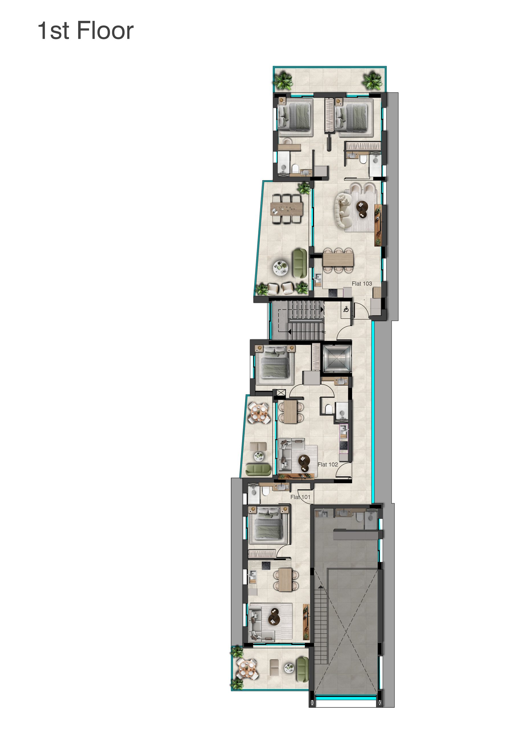 1 BR Apartment in Lakatameia, Nicosia photo 5