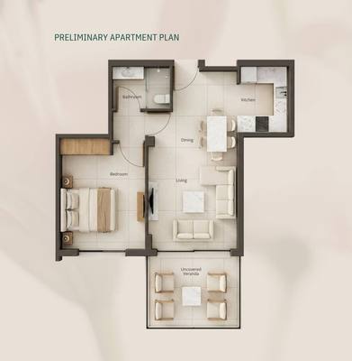 1 BR Apartment in Geroskipou, Paphos thumbnail 12