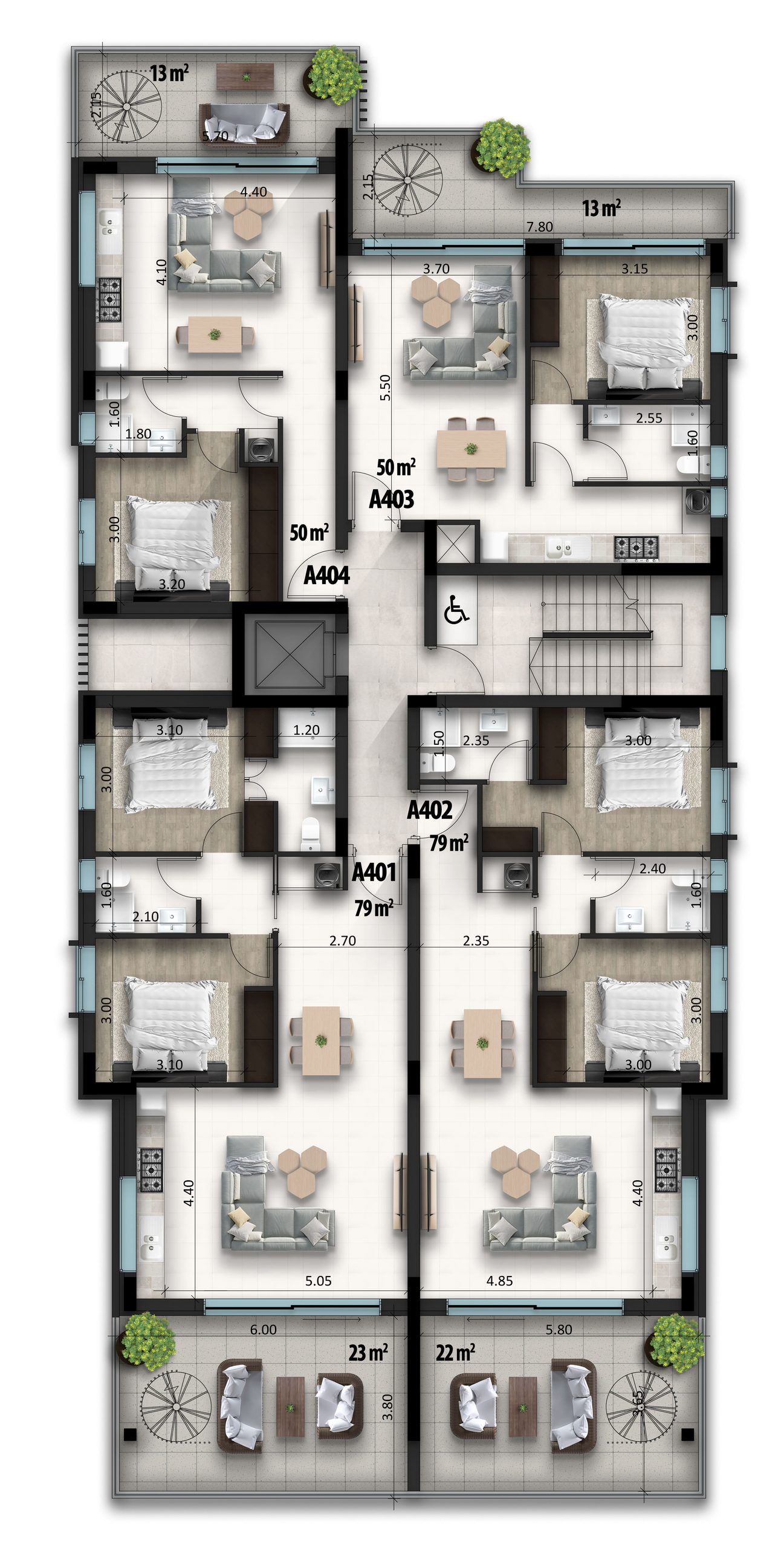 2 BR Penthouse in Livadia, Larnaca photo 13