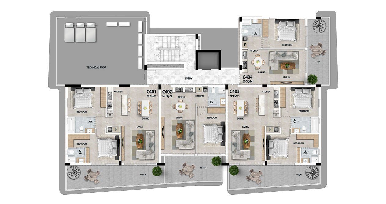 1 BR Apartment in Livadia, Larnaca photo 18