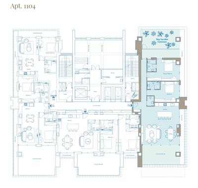 Apartament z 2 syp. w Agios Tychonas, Limassol, miniatura 25