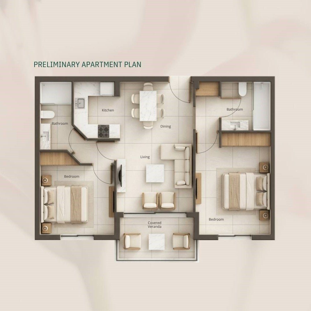 2 BR Apartment in Geroskipou, Paphos photo 11