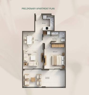 1 BR Apartment in Geroskipou, Paphos thumbnail 12