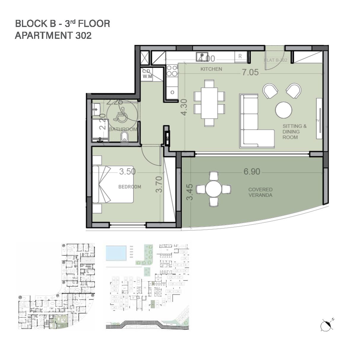 1 BR Apartment in Kato Paphos photo 14