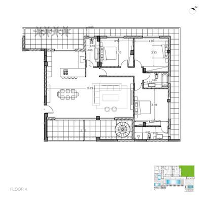 Penthouse z 3 syp. w Potamos Germasogeias, Limassol, miniatura 26