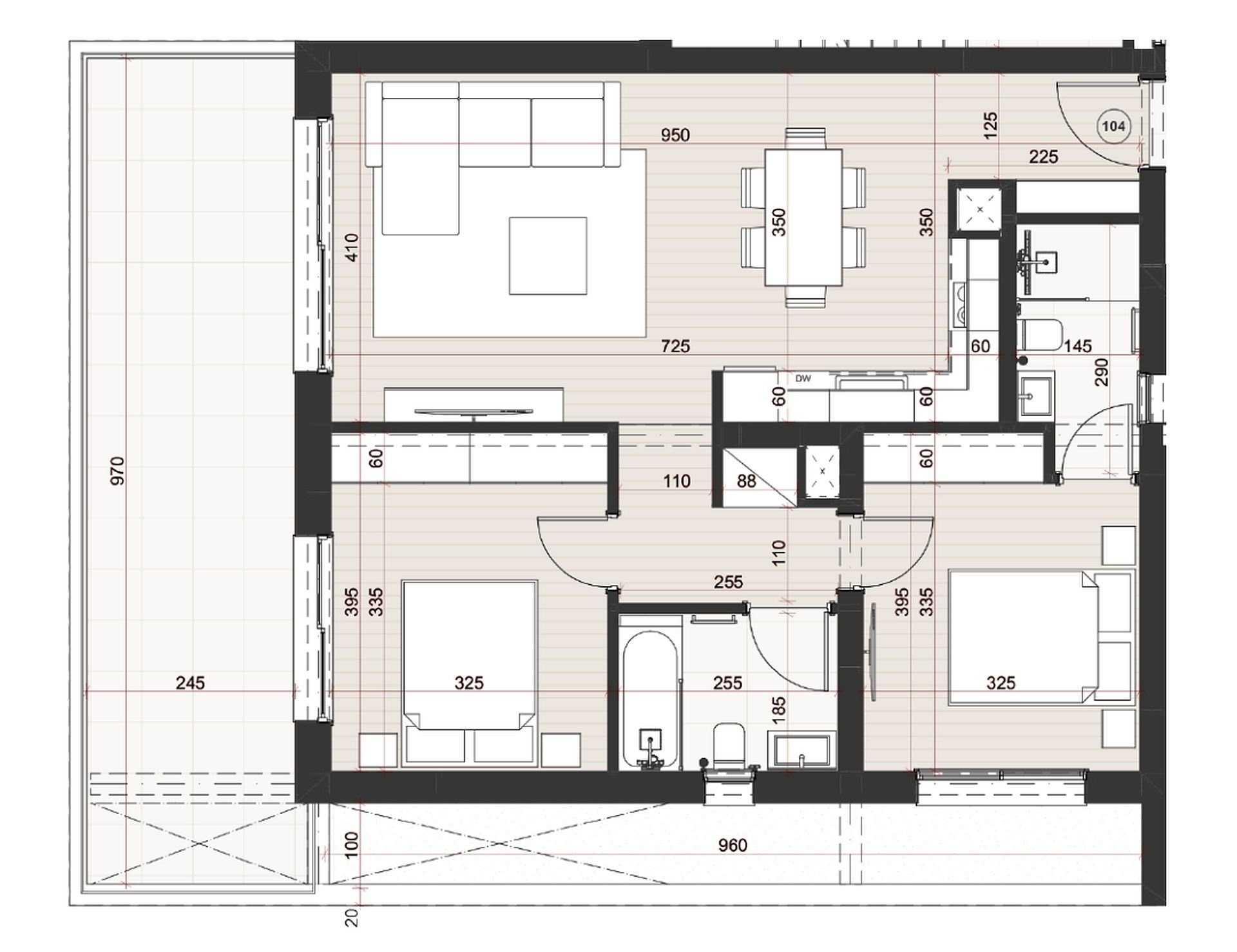 2 BR Apartment in Mesa Geitonia photo 12