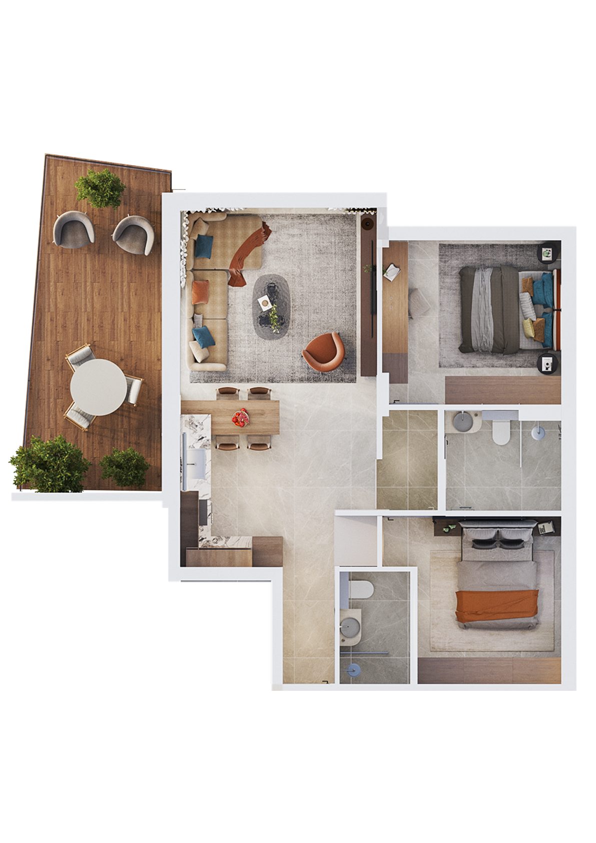 2 BR Apartment in Strovolos, Nicosia photo 16