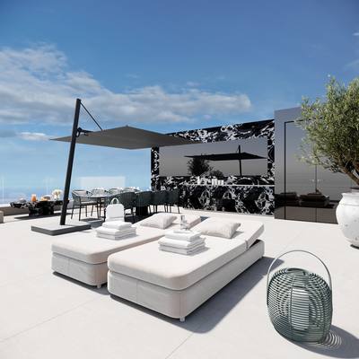 Penthouse z 4 syp. w Potamos Germasogeias, Limassol, miniatura 14
