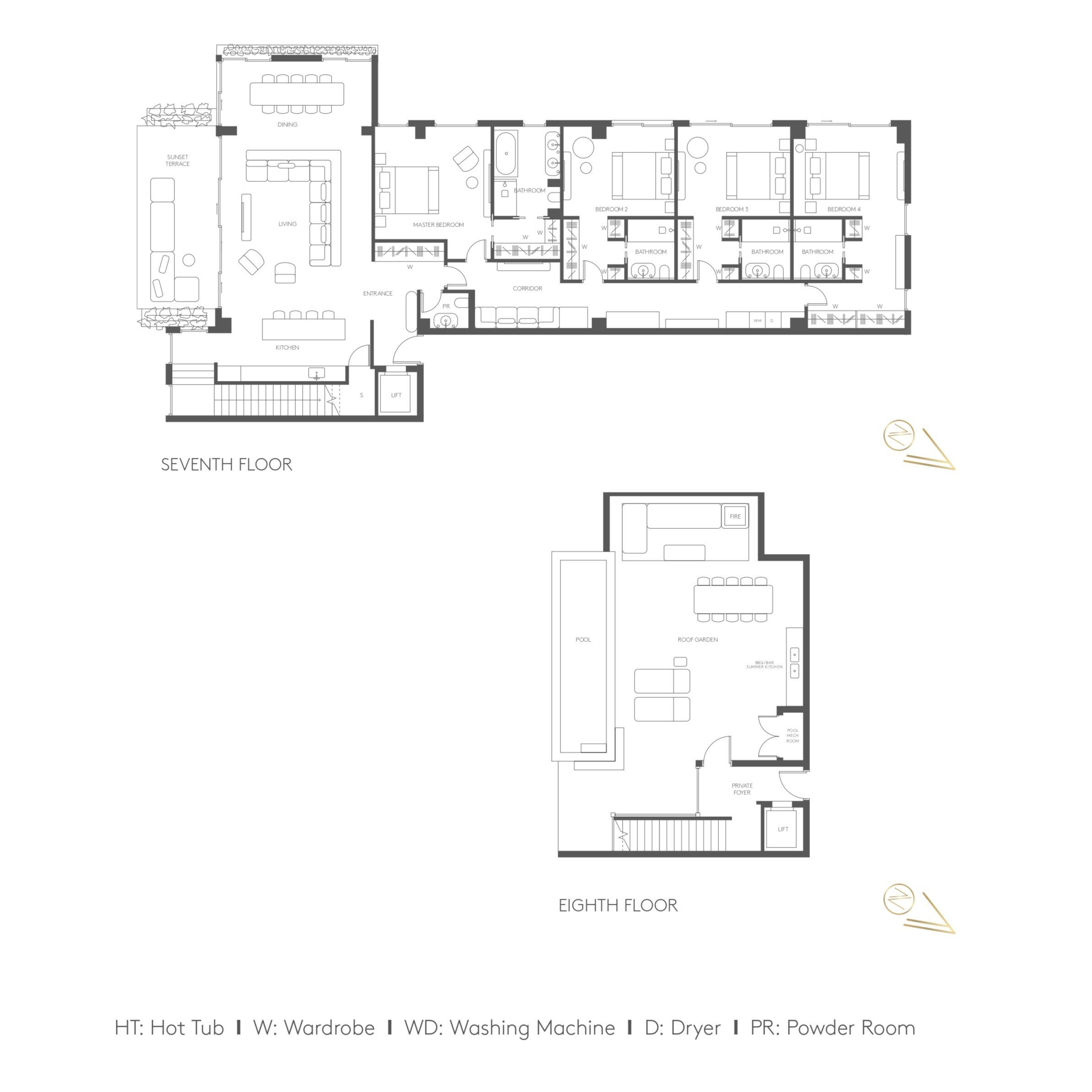 4 BR Penthouse in Potamos Germasogeias, Limassol photo 17