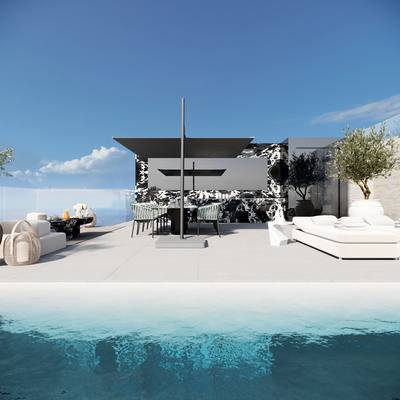 Penthouse z 4 syp. w Potamos Germasogeias, Limassol, miniatura 15