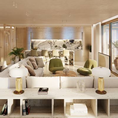 Penthouse z 4 syp. w Potamos Germasogeias, Limassol, miniatura 7