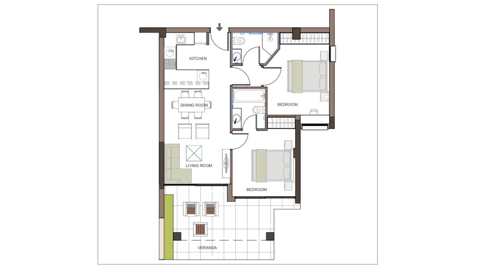 2 BR Apartment in Trachoni, Limassol photo 10