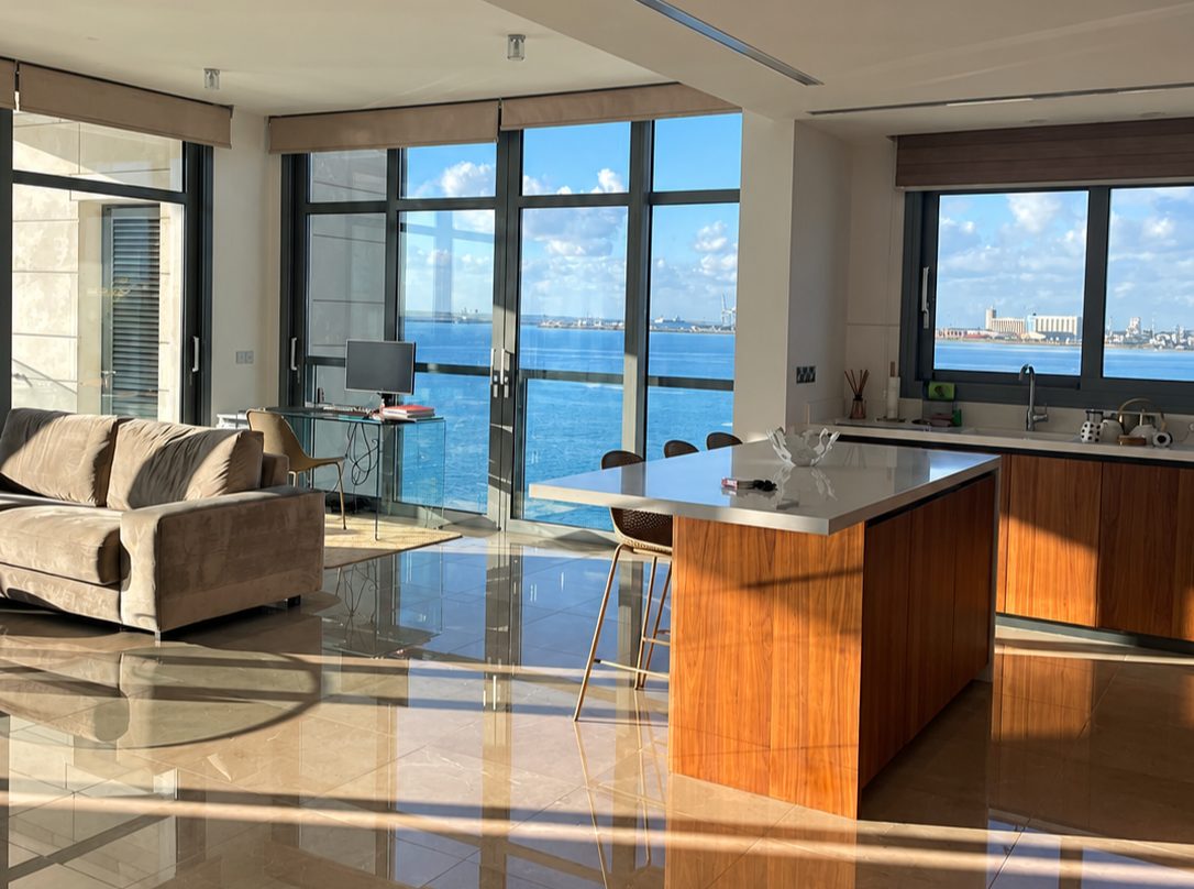Apartament z 2 syp. z widokiem na morze w Limassol Marina, Limassol, zdjęcie 2