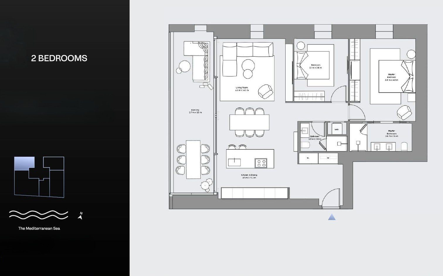 2 BR Luxury Apartment in Mouttagiaka, Limassol photo 26