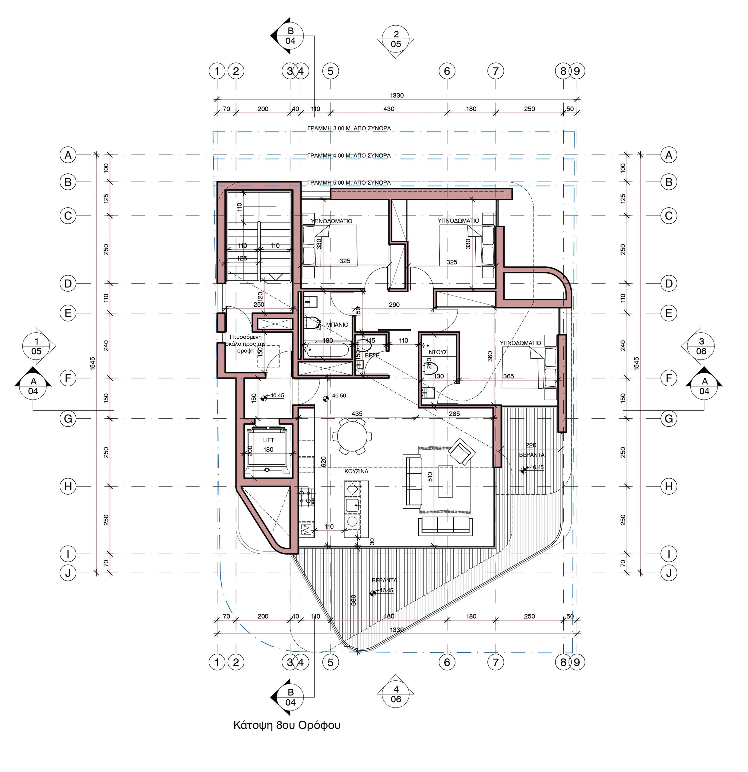 3 BR Apartment in Arch Makarios III, Larnaca photo 8
