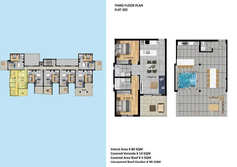 2 BR Penthouse in Germasogeia, Limassol photo 16