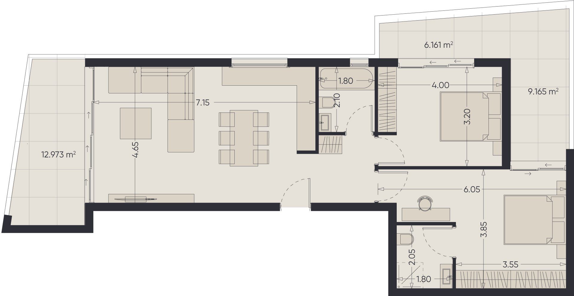 2 BR Apartment in Zakaki, Limassol photo 5
