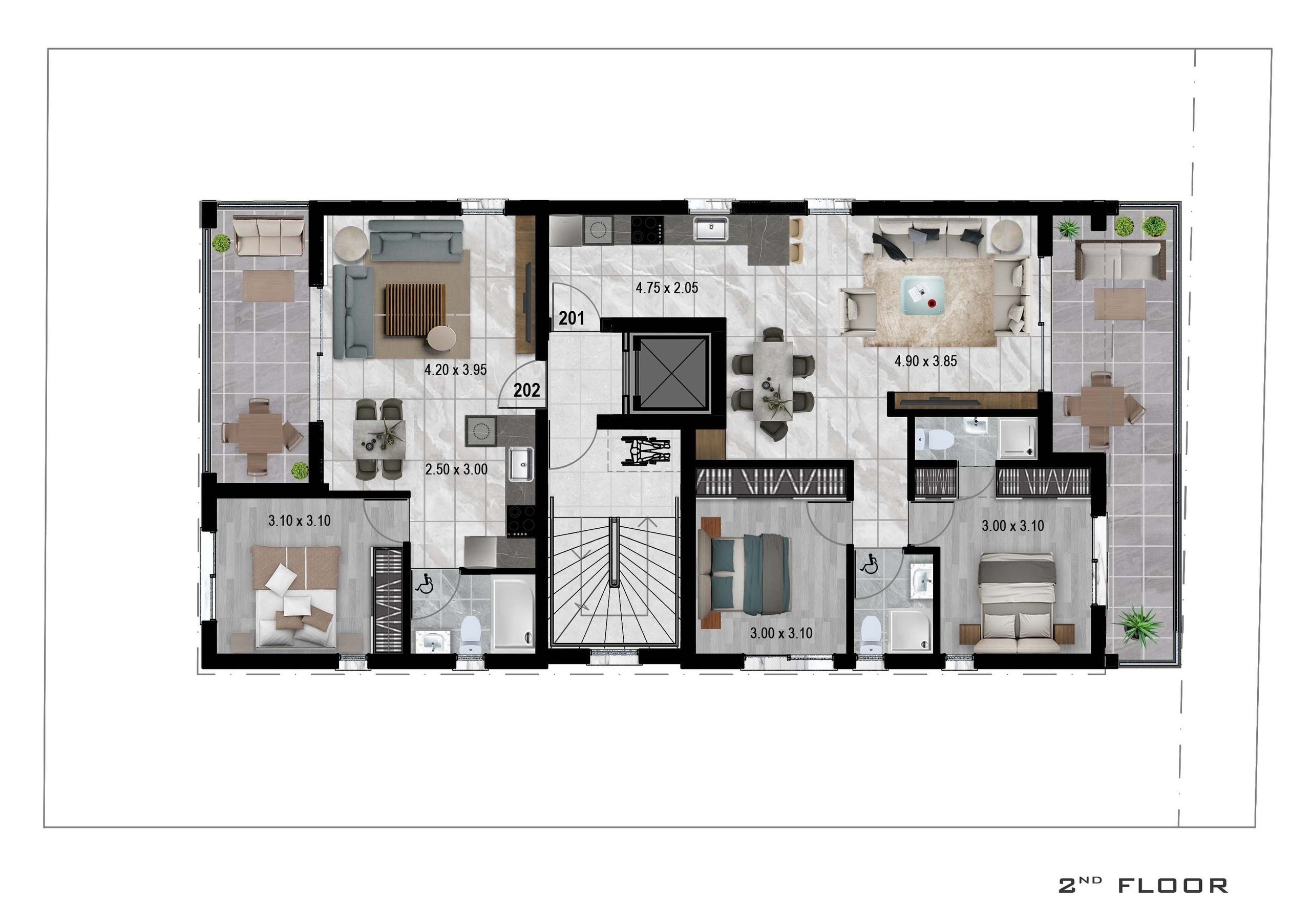 1 BR Apartment in Kato Polemidia, Limassol photo 8