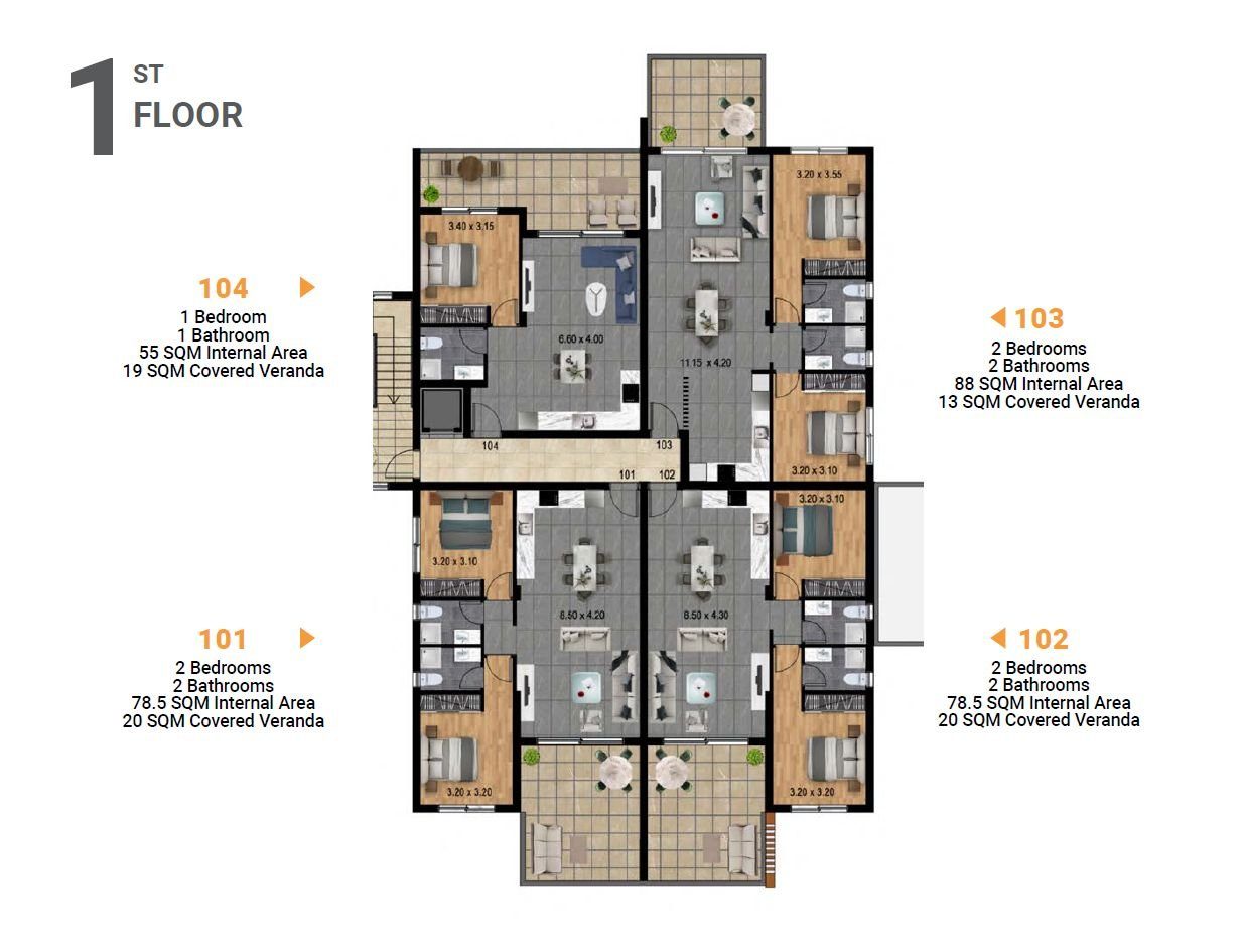 2 BR Apartment in Parekklisia, Limassol photo 12