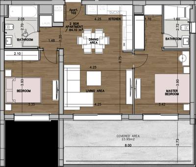 2 BR Apartment in Potamos Germasogeias, Limassol thumbnail 14