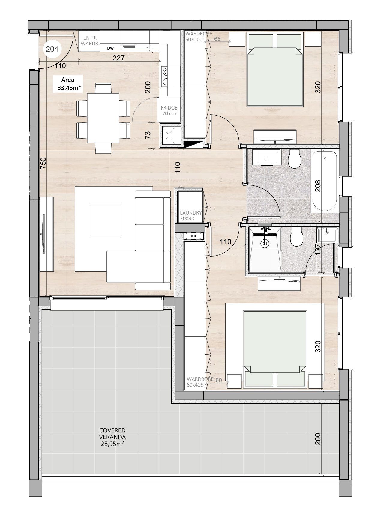 2 BR Apartment in Kapsalos, Limassol photo 9