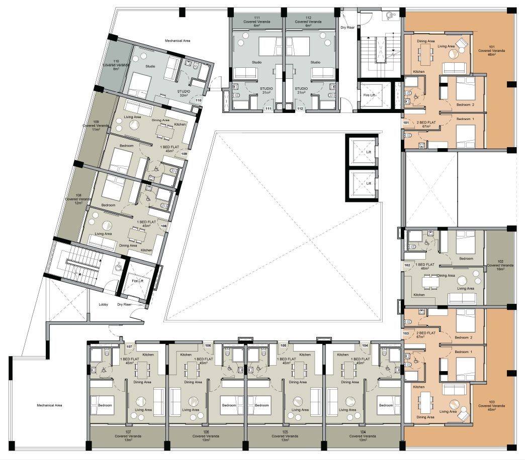 1 BR Apartment in Tsiflikoudia, Limassol photo 15
