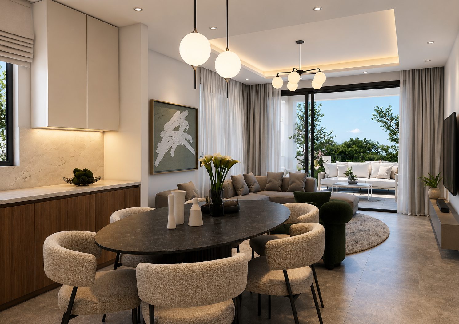 Apartament z 2 syp. w Deryneia, Famagusta — zdjęcie 7