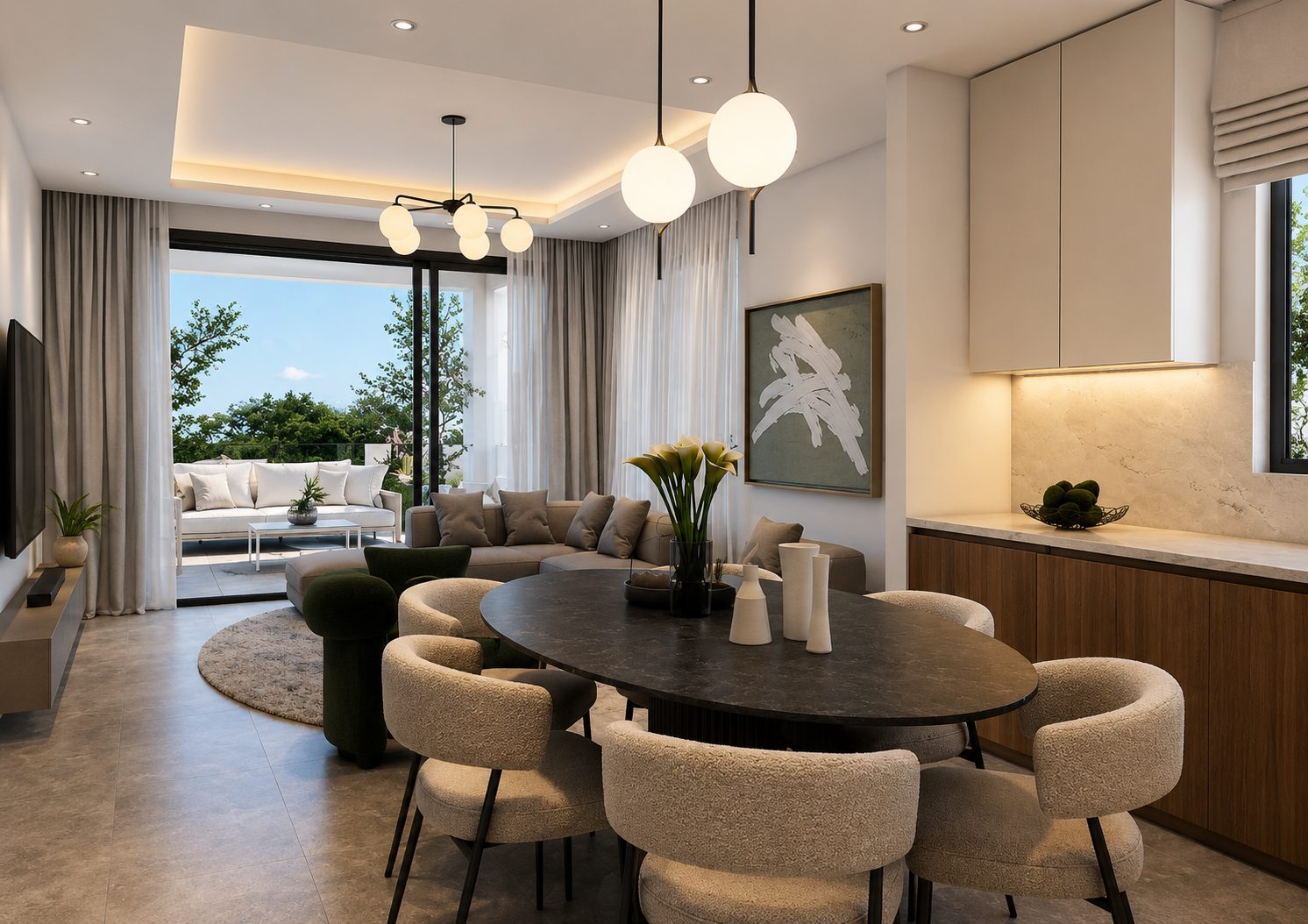 Apartament z 2 syp. w Deryneia, Famagusta — zdjęcie 7