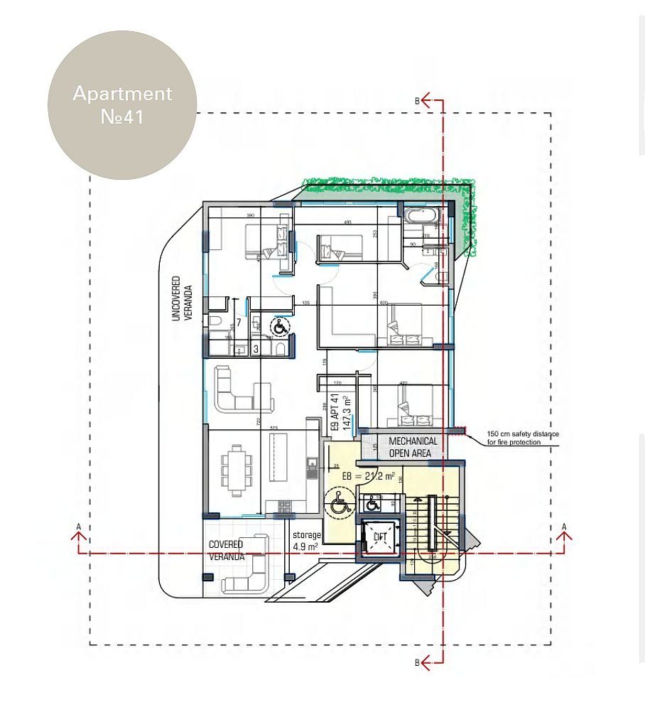 4 BR Apartment in Petrou kai Pavlou, Limassol photo 21