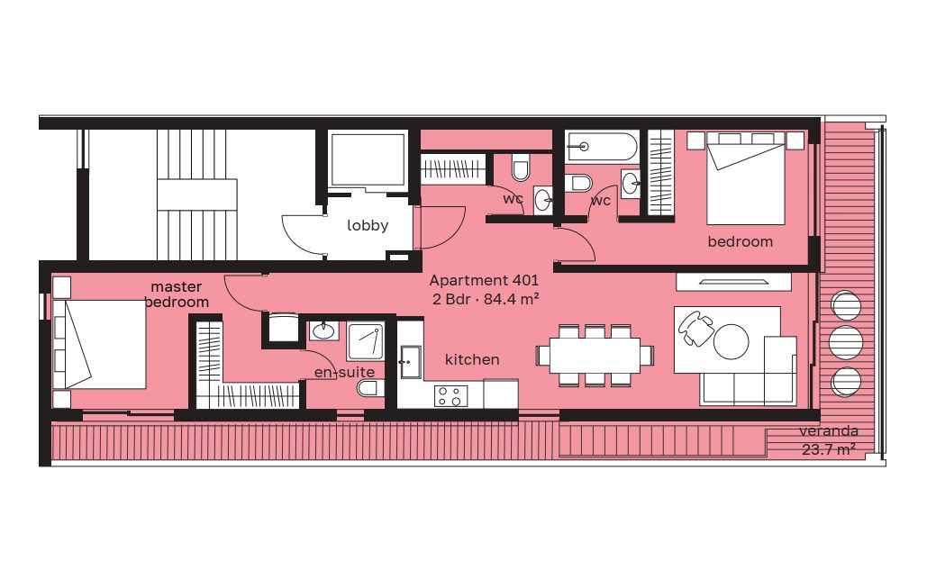 3 BR Penthouse in Agios Ioannis, Limassol photo 17
