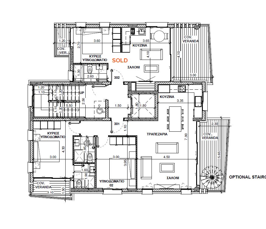 3 BR Penthouse in Kato Paphos, Paphos photo 8