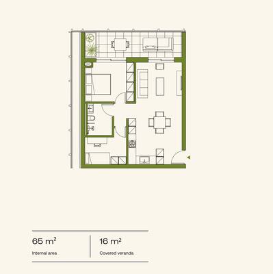1+1 BR Apartment in Agios Athanasios, Limassol thumbnail 14