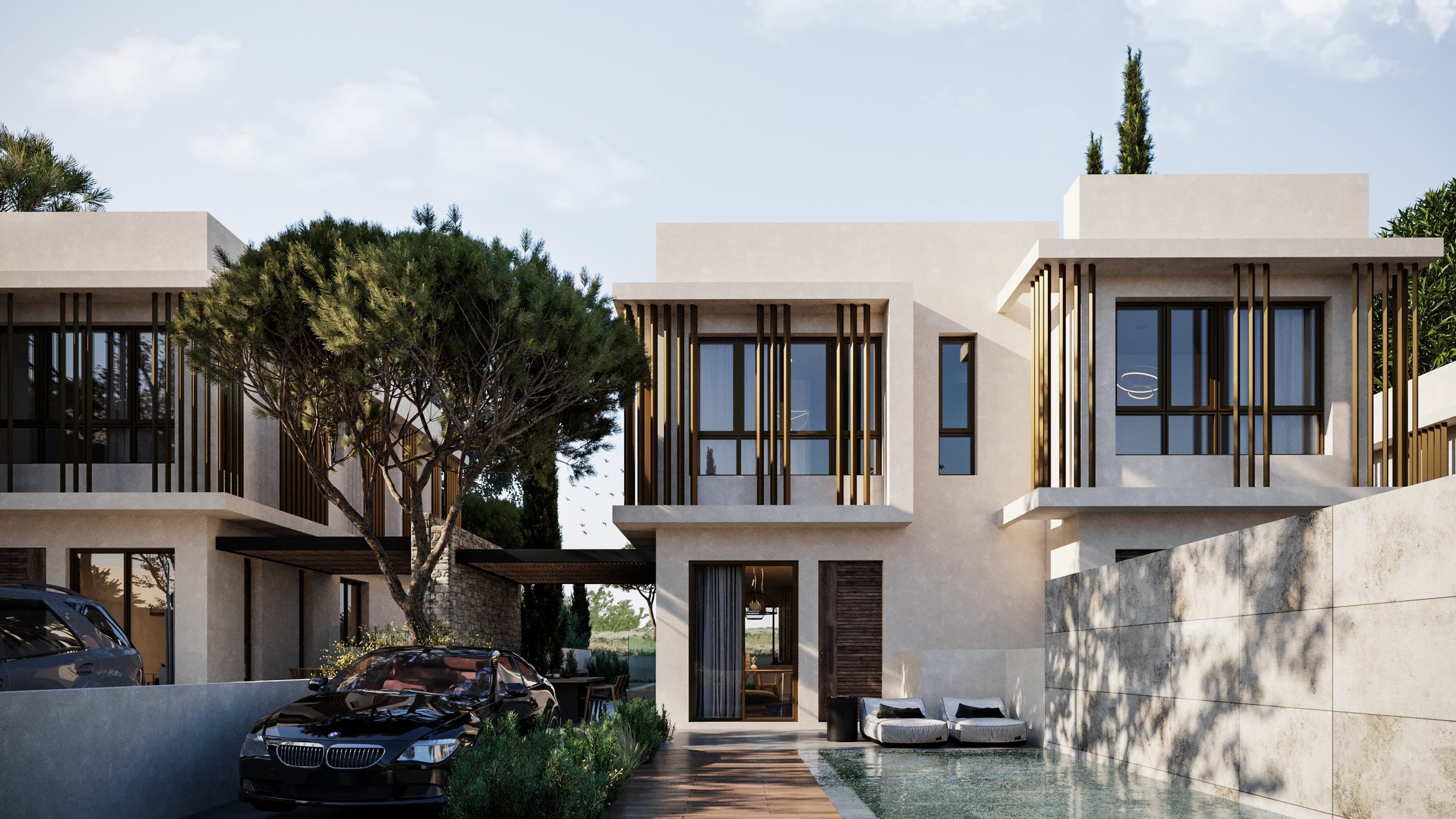 3 BR Semi-detached Villa in Paralimni, Famagusta