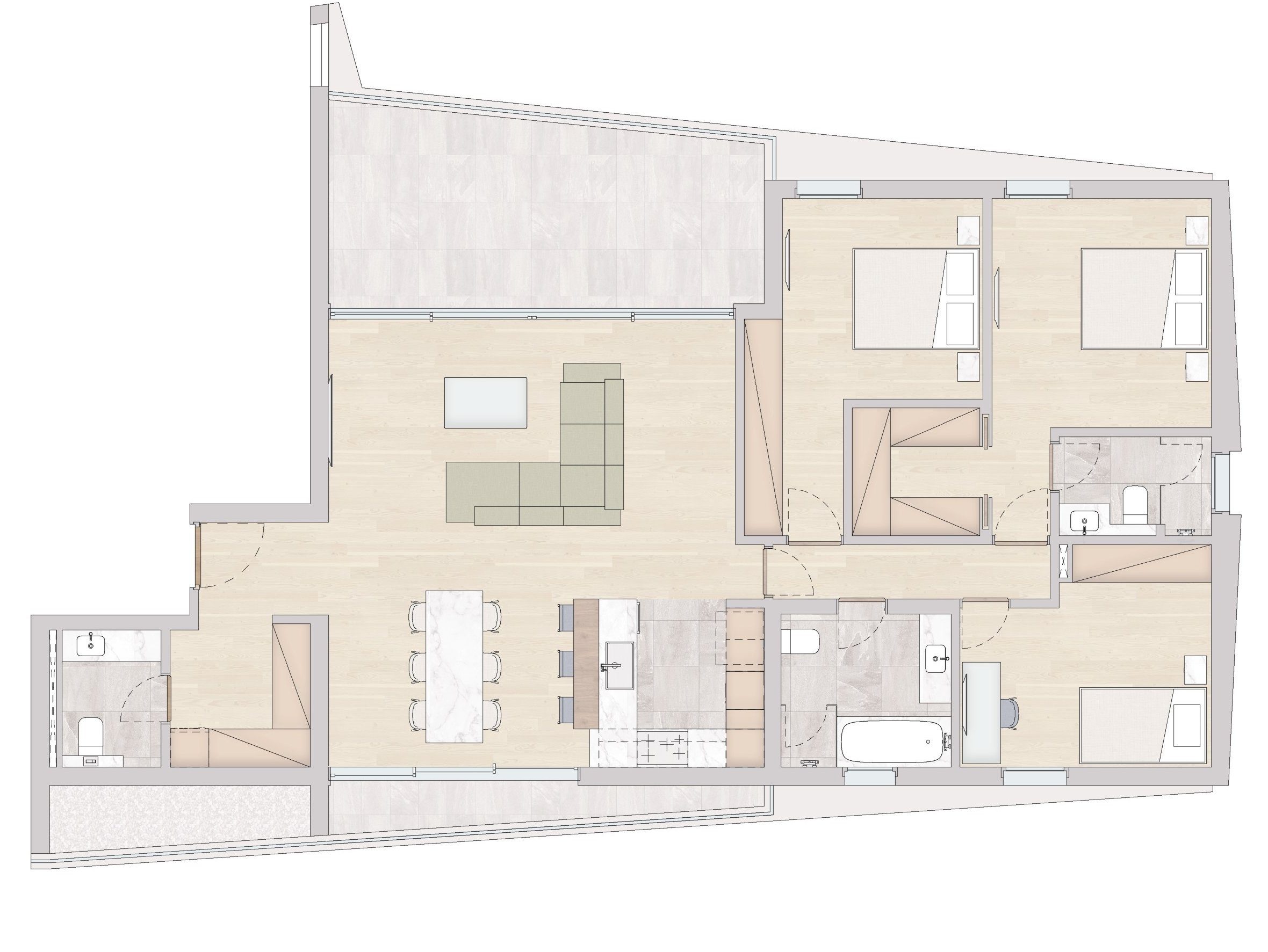 3 BR Apartment in Katholiki, Limassol photo 25