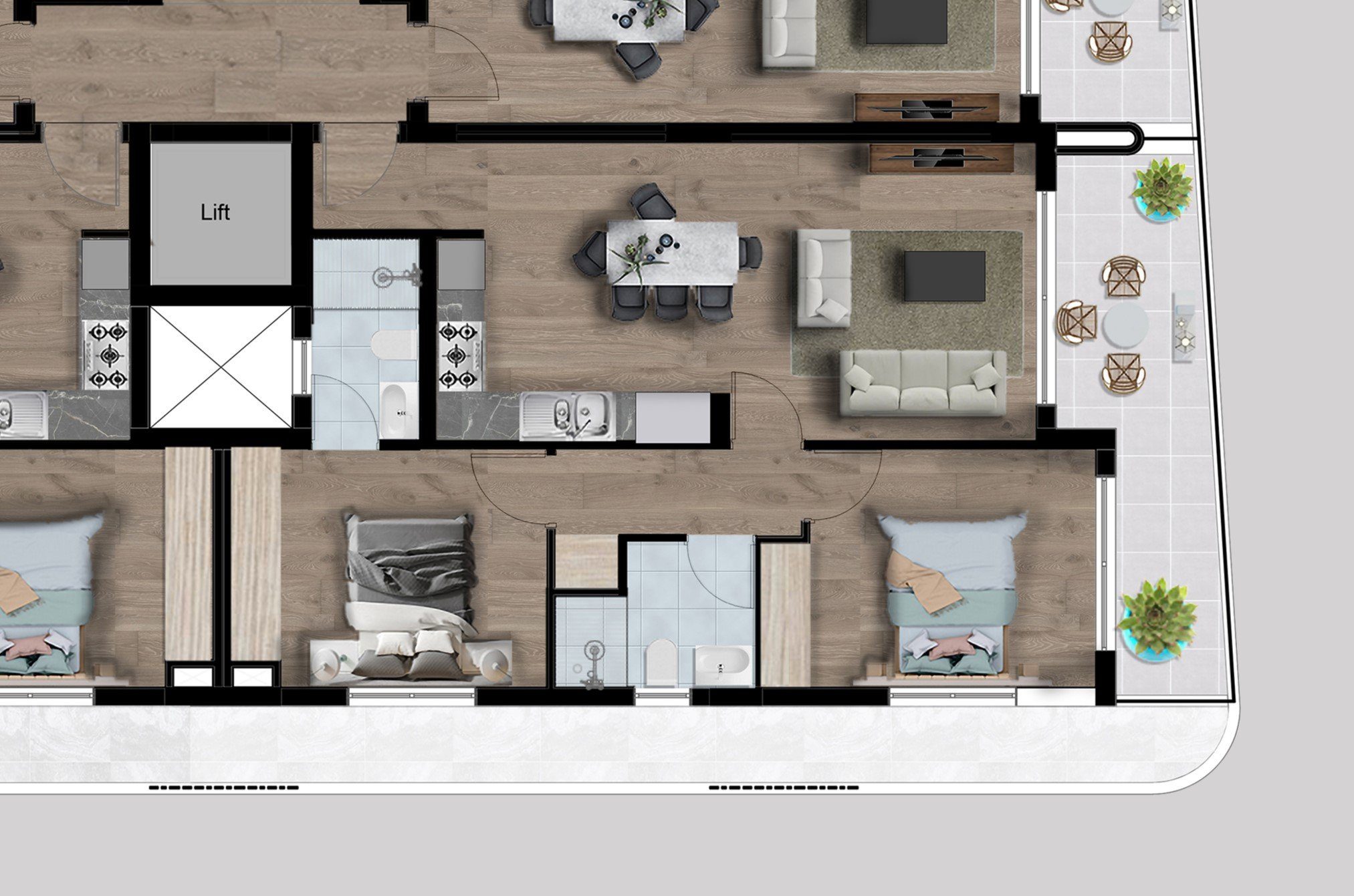 2 BR Penthouse in Paralimni, Famagusta photo 15